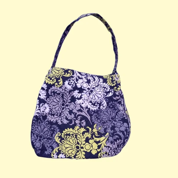 VERA BRADLEY Quilted Multicolor Pattern Magnetic Closure Tote Bag - Picture 2 of 10